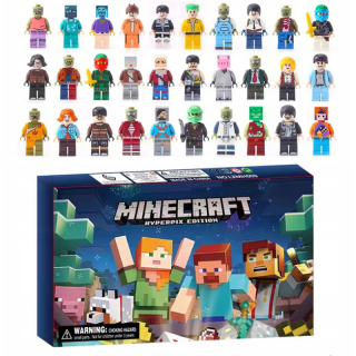 nový ADVENTNÝ KALENDÁR 24KS Minecraft KRÁSNY Darček