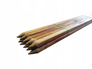 Paradajkový kolík, tyč, podpera 180 cm impregnované drevo 10 ks.
