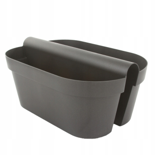 Kvetináč Euro3plast 50 cm x 33 x 23 cm, grafitový plast