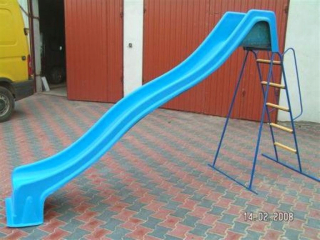 polyesterová šmykľavka 320 cm úzka