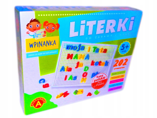 kreatívna doska MOZAIC puzzle PÍSMENA 202 ks