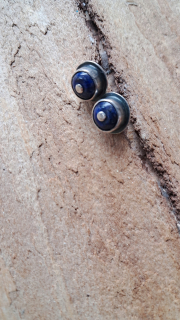 Strieborné napichovacie náušnice lapis lazuli, zaujímavá galéria