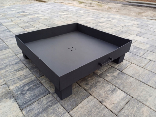 Záhradný krb hranatý, 3mm plech!