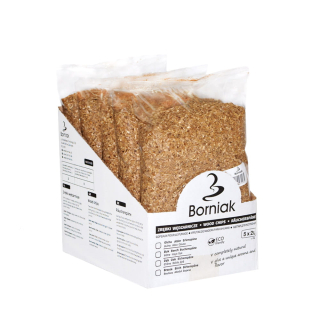 Drevná štiepka na údenie a grilovanie Borniak 0,15 kg 10 l