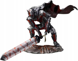 Guts Anime Akčná figúrka Crouching Armored Warrior Fighting Statue Model
