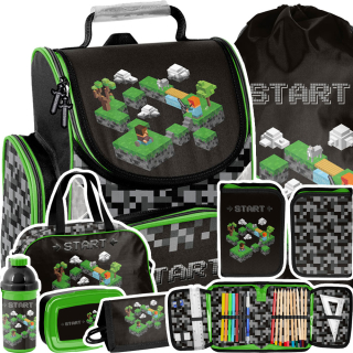 ŠKOLNÁ TAŠKA PASO batoh MINECRAFT triedy 1-3 ŠTART + 6 ďalších produktov