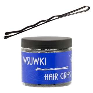 IZA vlnité špendlíky, čierne, s 2 guľôčkami, 5cm, 250g