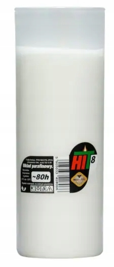 Klasický parafínový vložok do lampášov s dobou horenia 80 hodín