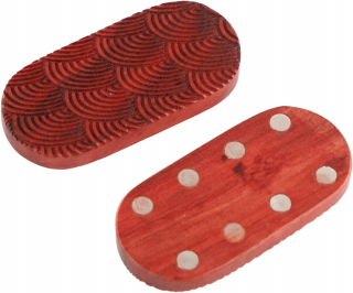 Hračky Push Fidget z červeného santalového dreva, antistresové gravírované