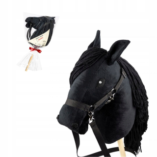 Skippi Hobby Horse čierny kôň na palici