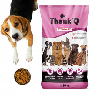 THANK'Q STANDARD Krmivo pre psov s príchuťou jahňacieho mäsa 10 kg
