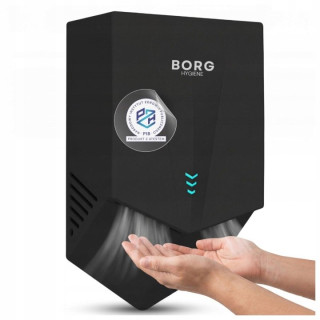 Automatický sušič rúk BORG V-Blade 1300 W čierny