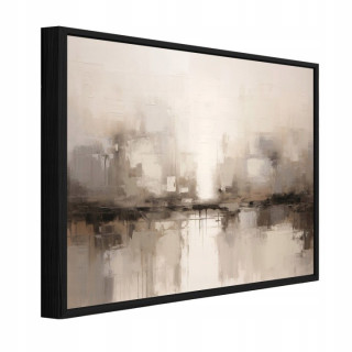 Obraz Wallarena boho v čiernom ráme 120 × 80 cm