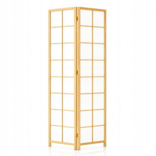 Biely paraván RIIMARE Scandi Chic J000, 2 diely 80 × 172 cm