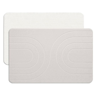 Biela diatomitová kúpeľňová podložka Feilifan HK-BATHMAT 60 × 38 cm