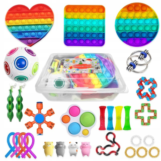 Sada 29 zmyslových hračiek Fidget