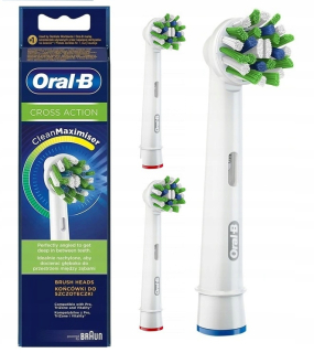 Hlavice elektrických zubných kefiek Oral-B CrossAction EB-50-3, 3 kusy
