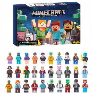 ADVENTNÝ KALENDÁR 24 KS Minecraft KRÁSNY DARČEK figúrky