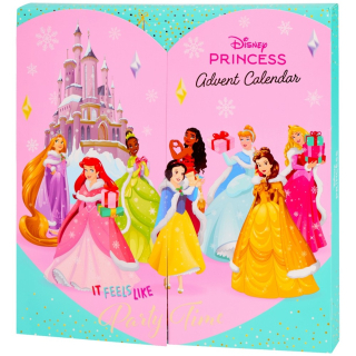 Disney adventný kalendár pre detskú princeznovskú kozmetiku