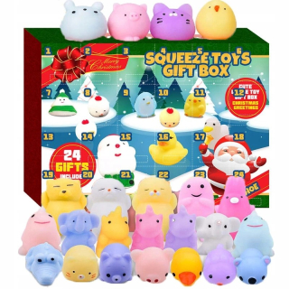 Kinder adventný kalendár CHILDREN 24 GNIOTKI SQUISHY SQU