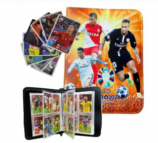 VIAZAČ NA ALBUMY NA FUTBALOVÉ KARTY EURO 2024 PUZDRO 400 KARIET + KARTY