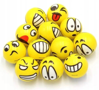 ANTISTRESOVÁ LOPTA GNIOTEK SMILES EMOTIONS 12 kusov