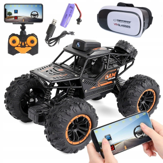RC terénne auto AIG Rock Crawler s Wi‑Fi kamerou a VR okuliarmi