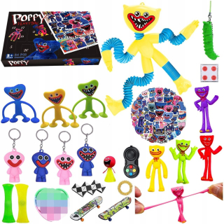 Poppy Playtime Huggy Wuggy adventný kalendár