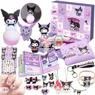 Šperky KUROMI Sanrio adventný kalendár DARČEK