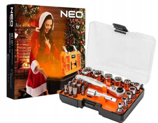 PÁNSKY adventný kalendár na náradie NEO TOOLS TIPY ZÁSUVKY 24