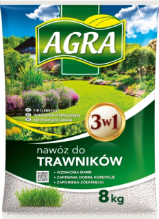 Agra trávnikový granulát 8 kg