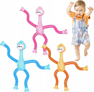 Rúry so zvieratkami | Teleskopická prísavka Alpaca Toy 3