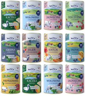 BALTICA Mokré krmivo králik s mrkvou 400g