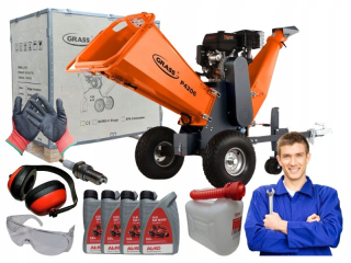 REBAK BENZÍN MERAČ DRVIČ NA TRÁVU P4206 Set XXL POWER pevný