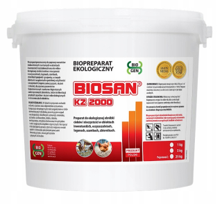 BIOSAN KZ 2000 prípravok pre septiky, prášok BIO-GEN, 5 kg