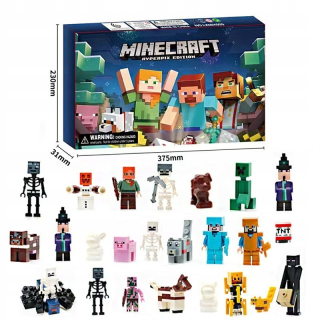MINECRAFT BLOCKS ADVENTNÝ KALENDÁR 24 Figúrky 2024/2025