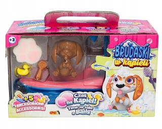 ŠPINAVÝ V KÚPEĽNÍ PES Bígl, BIELY A ŽLTÝ, 5 EL