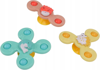 Detská hračka Fidget Spinner, 3 ks