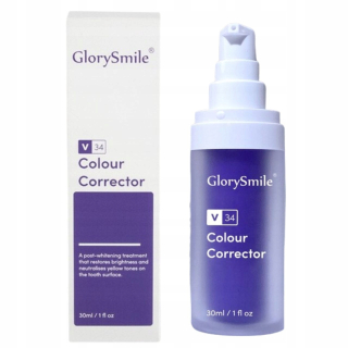 Bieliaca zubná pasta V34 Color Corrector 30ml Glory Smile Purple