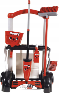 Vozík Casdon Henry s príslušenstvom na čistenie