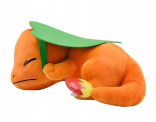 Charmander POKEMON GO MASCOT LARGE plyšová hračka, 27 cm, spanie pod listom
