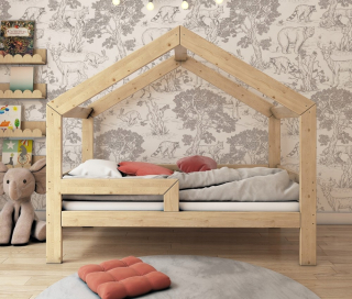 POSTEĽ DO DETSKÉHO DOMKU 180x90 PRE DETI + rám