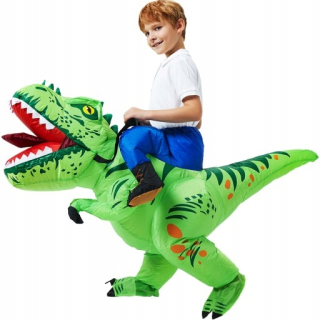 Nafukovacie kostýmy Detský dinosaurus t-rex 80-119cm