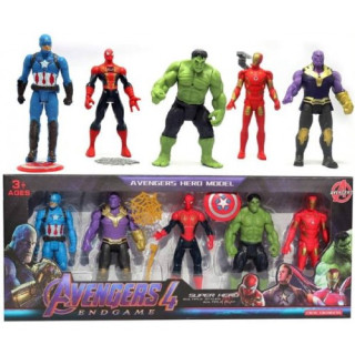 Súprava 5 svietiacich figúrok Avengers, približne 15 cm