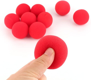 Demeras Mini špongiová loptička, trikové hračky odolné