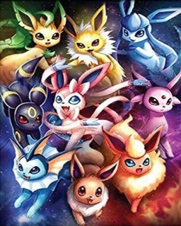 Diamantové maľovanie Sada pokémonov na vyšívanie diamantov