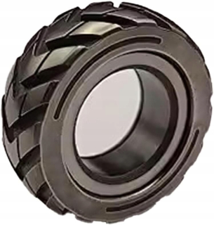 Dvojfunkčný nerezový fidget krúžok na pneumatiky