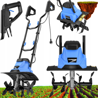ELEKTRICKÝ KOMPLETNÝ KULTIVÁTOR 1500W VÝKONNÉ 36CM NOŽE NA PÔDU
