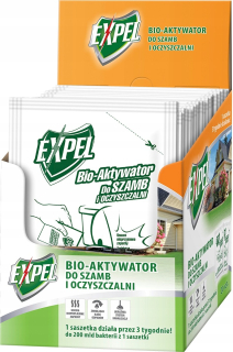 EXPEL BIOAKTIVÁTOR PRE septiky A ČISTIARNE BAKTÉRIE PÔSOBIA 3 TÝŽDNE 25G