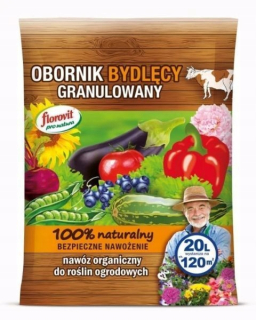 Florovit Pro Natura granulovaný maštaľný hnoj 20l prírodný BIO